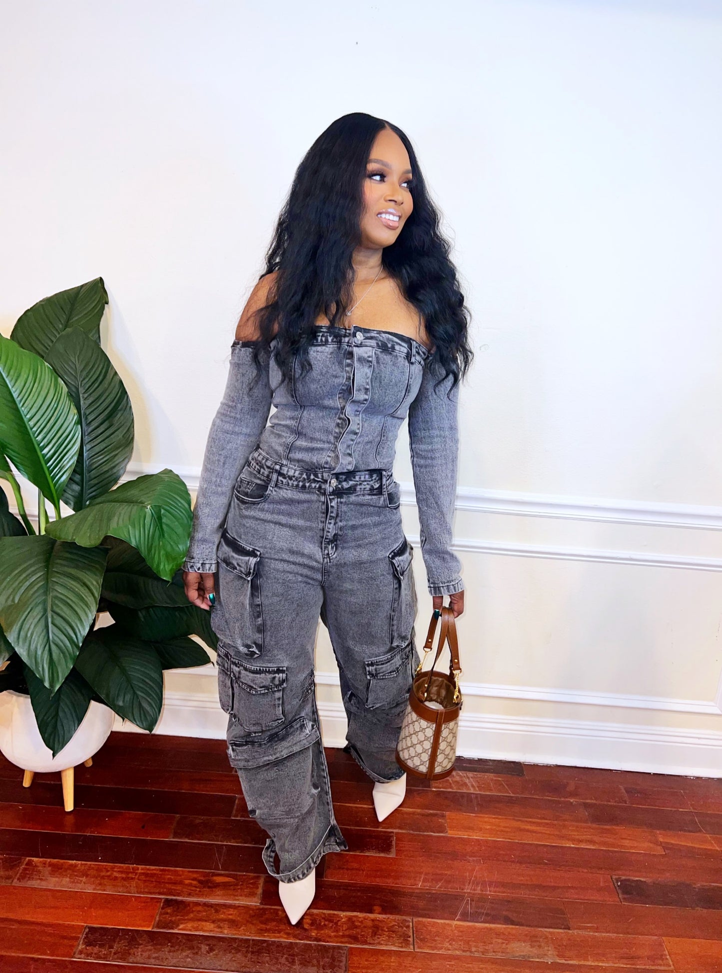 Cityscape Cargo Chic Jumpsuit