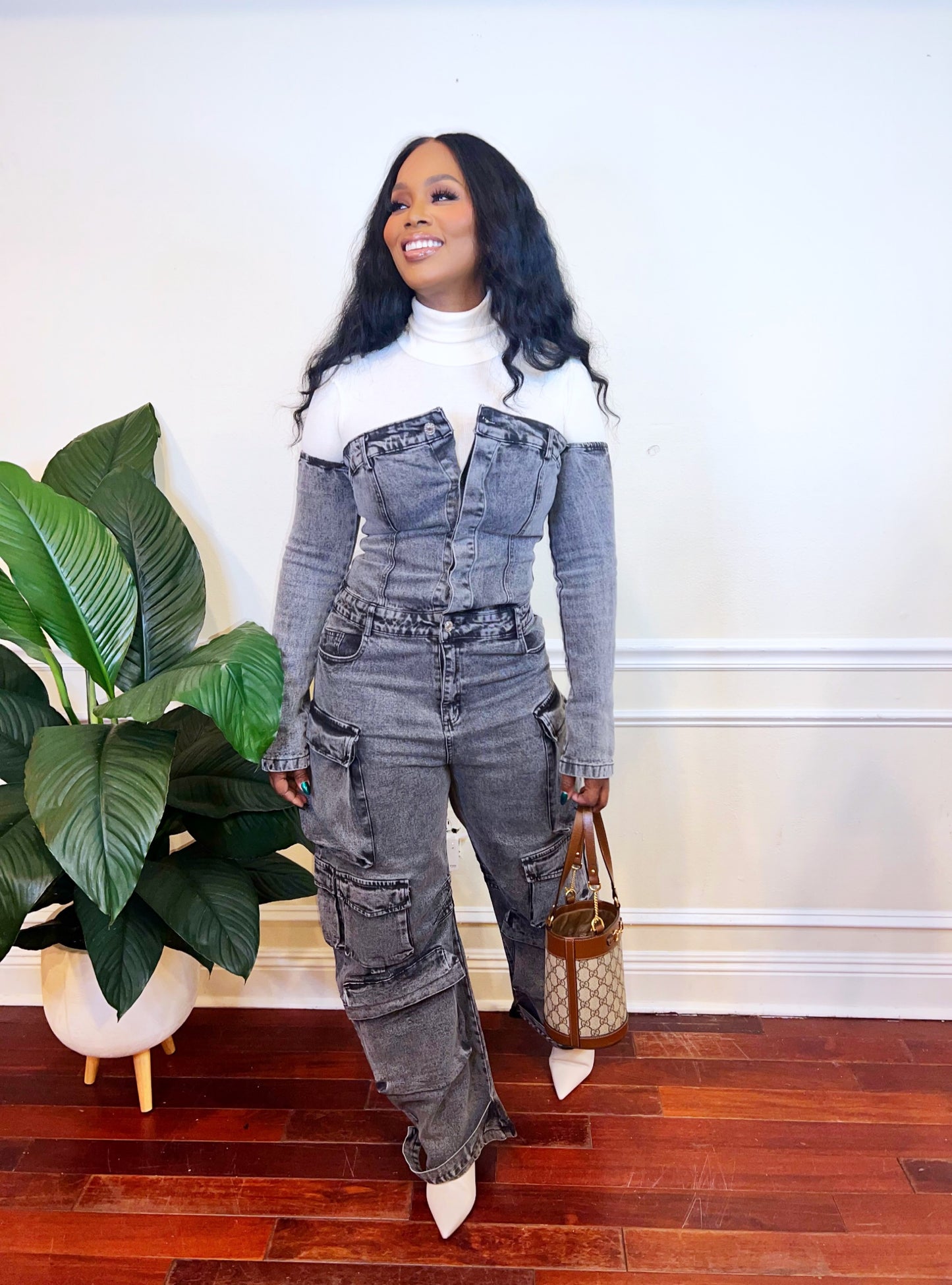 Cityscape Cargo Chic Jumpsuit