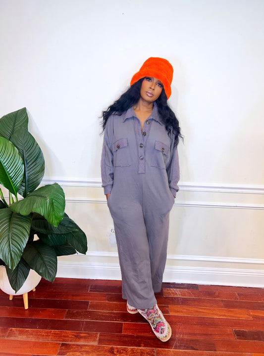 Graphite Glam Jumpsuit